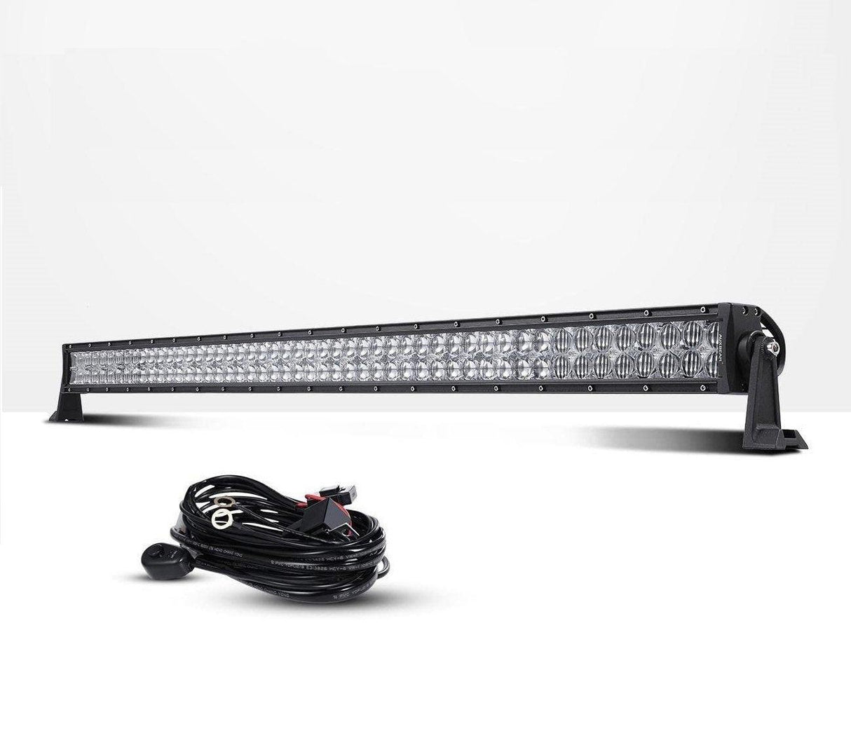 22 Inch-52 Inch 5D Series Straight/Curved Combo Beam Double Row LED Light Bar for Chevy Tahoe