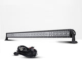 22 Inch-52 Inch 5D Series Straight/Curved Combo Beam Double Row LED Light Bar for Chevy Tahoe