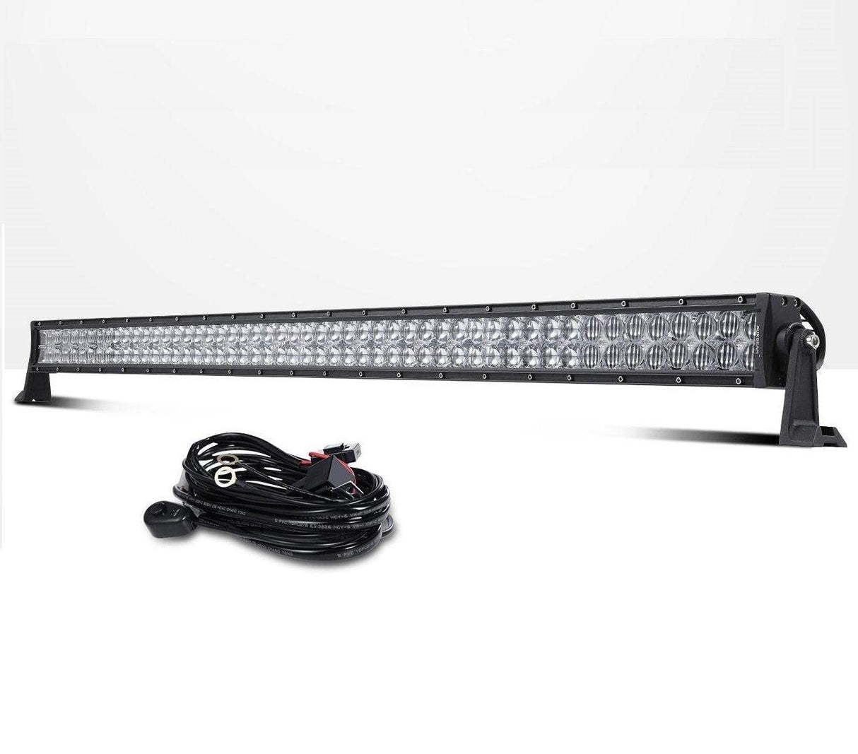 22 Inch-52 Inch 5D Series Straight/Curved Combo Beam Double Row LED Light Bar for Chevy Tahoe
