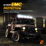 (2pcs/set) 7 Inch 230W 33332LM 360-PRO Series Custom Lens Offroad LED Driving Lights+Amber/Black Covers(Optional) for JEEP WRANGLER JL JK TJ