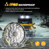 (2pcs/set) 9 INCH 270W 37776LM 360-PRO Series Custom Lens LED Driving Lights+Amber/Black Covers(Optional) for for Ford F150 F250 F350 F450