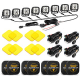 XP-ULTRA Series 5 Inch 110W 11000LM White/Amber LED Driving Lights Pods Light