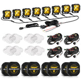 XP-ULTRA Series 3 Inch 80W 9600LM LED Pods Lights White&Amber
