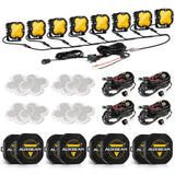 XP-ULTRA Series 3 Inch 80W 9600LM LED Pods Lights White&Amber