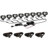 R4 Series | 4 Inch 60W Flood Beam LED Pods Light White Driving Light