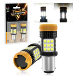 (2pcs/set) 🆕1157 BAY15D 1156 BA15S BAU15S  White Amber Red Canbus Error Free No Hyper Flash LED Turn Signal DRL Brake Light Tail Light Reversing Light Bulbs Fan Cooling