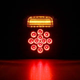 (2pcs/set) Universal Tail Lights 39LEDs Smoked Black for Wrangler YJ TJ CJ Truck Trailer Van Boat