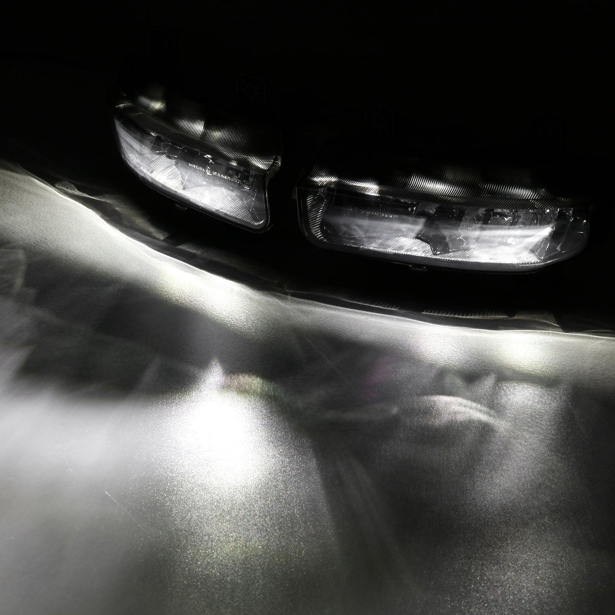 LED Fog Light Set Bumper Driving Light Replacement for Dodge Ram 1500 2019 2020 2021 2022