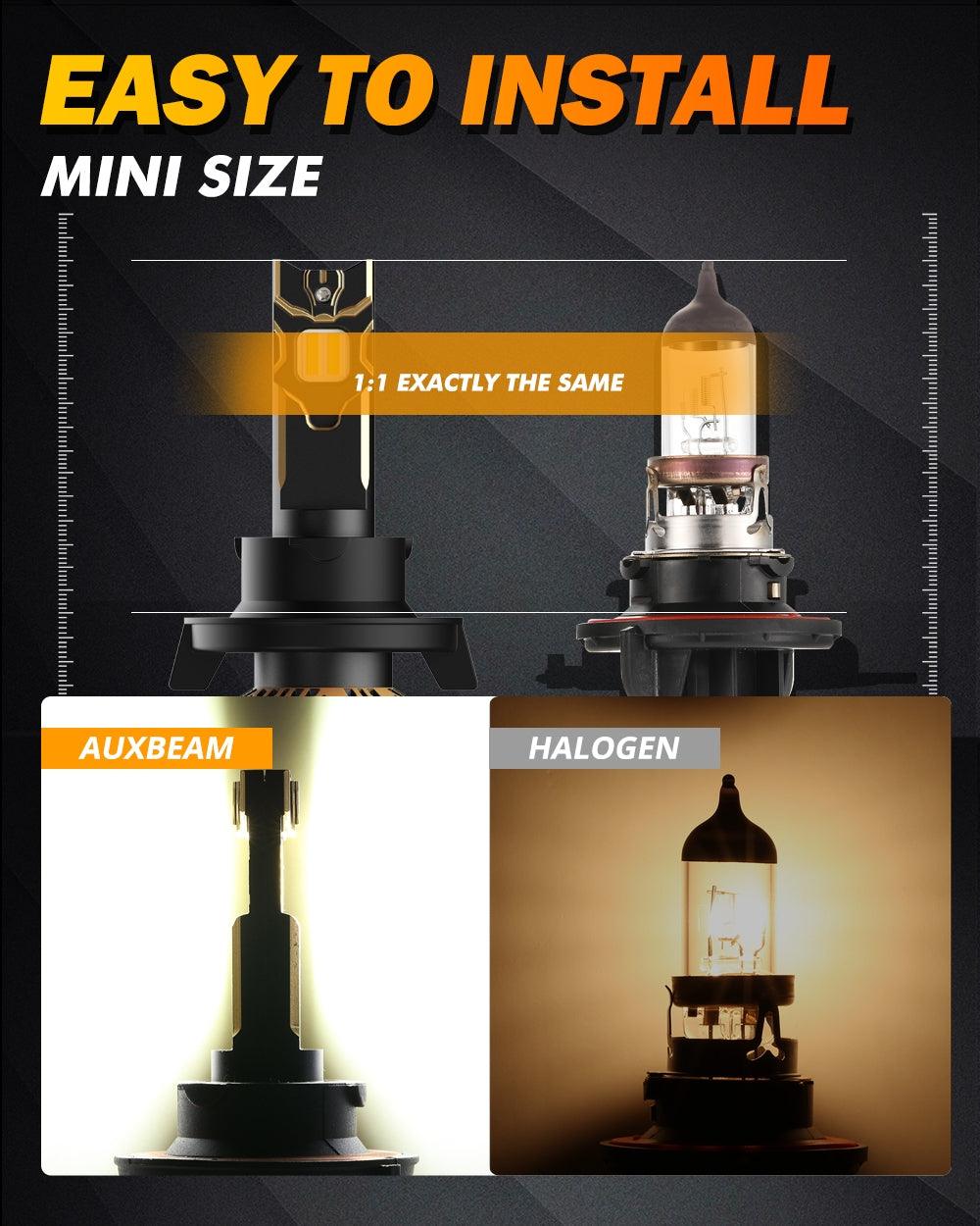 For 2007-2012 Ford Mustang Base, Bulb H13 LED Headlight Bulbs