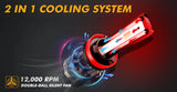 GX Bi-Color Smart Series 25000LM 110W LED Headlight Bulbs, with App Control Via Bluetooth & Dual Color Switchback