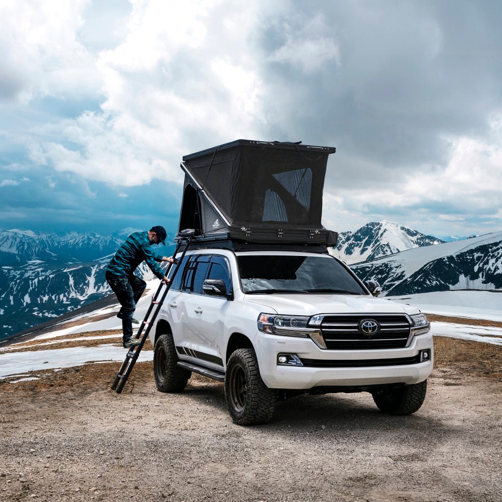 Alpine 51 Hardshell Rooftop Tent, Aluminum, 2 Person, Black Tuff Stuff Overland