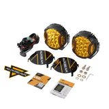 V-ULTRA Series | 7 Inch 226W LED Side Shooter Amber Pod Lights with Amber DRL