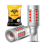 912 921 T15 W16W LED Strobe Flashing 3rd Brake Center High Mount Stop Light 20W 350% B3 Series | 2 Bulbs