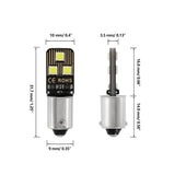 10PCS White Light BA9S BA9 1895 1891 53 57 LED Bulbs for Car Interior Dome Map License Plate Glove Box Light etc