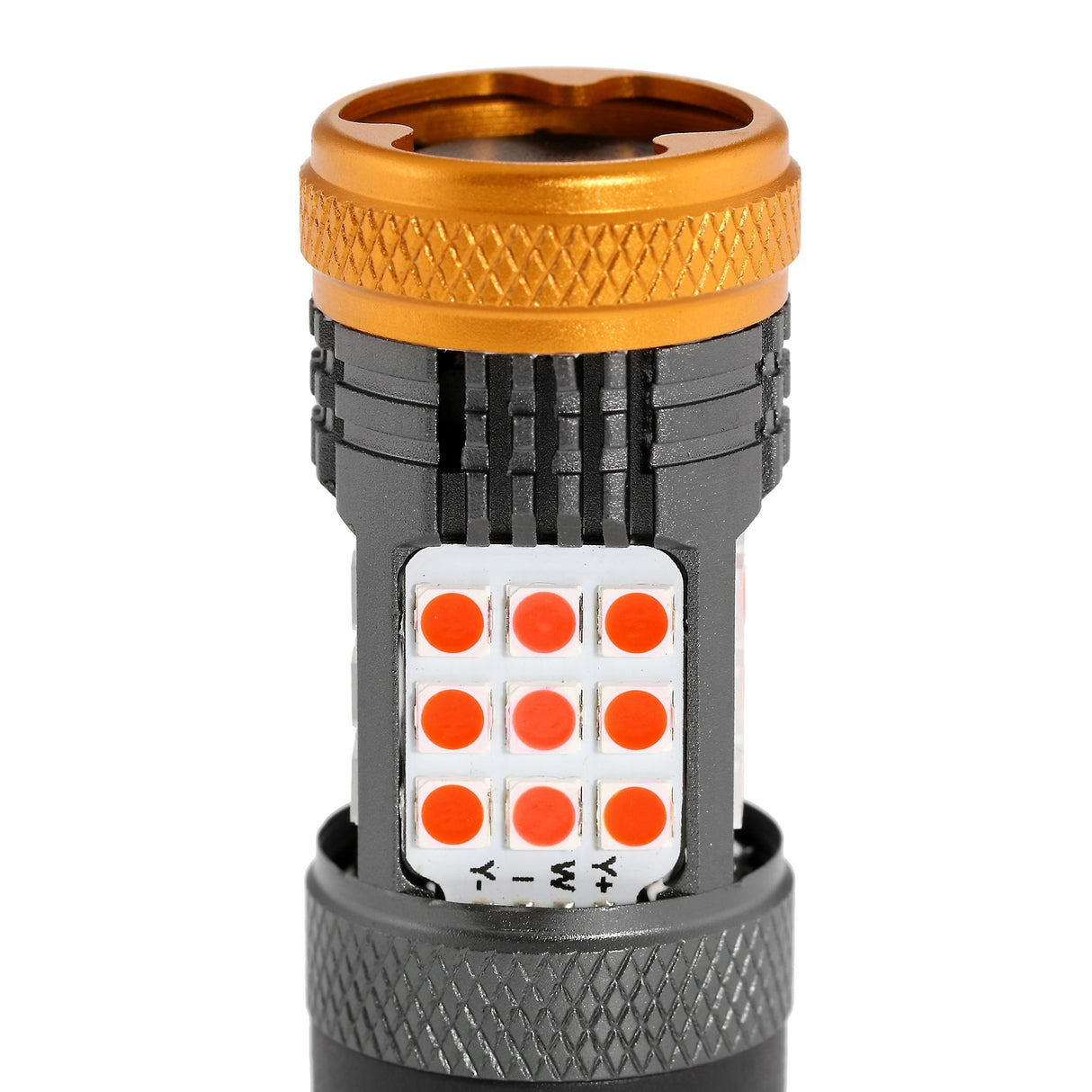 T20 7443 7440 LED Brake/Tail Light Bulbs 56W 600% High Brightness CAN-Bus Error Free Red Strobe Flashing B21 Series Strobe | 2 Bulbs