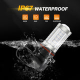 H10 9145 9140 HB3 LED Fog Light/DRL 50W 4000LM Deep Blue 33LED Series | 2 Bulbs