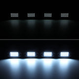 RGBW LED Rock Lights Kit with Bluetooth APP & Wireless Remote Control, Multicolor Neon Underglow Lights with Brake Light function