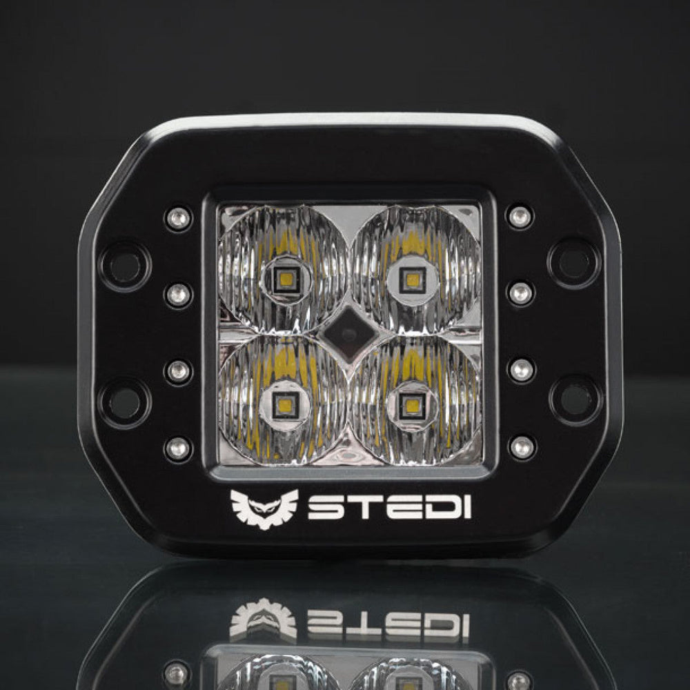 STEDI C-4 Black Edition Flush Mount LED Light (Flood) Rove Overland