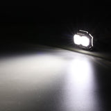 Auxbeam MASTER-T Series 3-Inch Flood Beam Off-Road Lights Amber Backlight