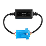 9007/HB5 C10-MODEL Enhanced LED Headlight Bulbs Canbus Decoder Anti-Flicker Hyper Flash No Warning Harness Resistor Conversion Kit 2pcs/set