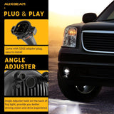(2pcs/set) 24W Round Black LED Fog Lights 5202 for GMC Sierra 1500/2500/3500 2014-2018