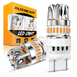 T25 3157 3156 LED Turn Signal Light Rear/Front, Side Maker Light Bulbs 14W 6000LM CAN-Bus Error Free 3000K Amber Y2 Series | 2 Bulbs