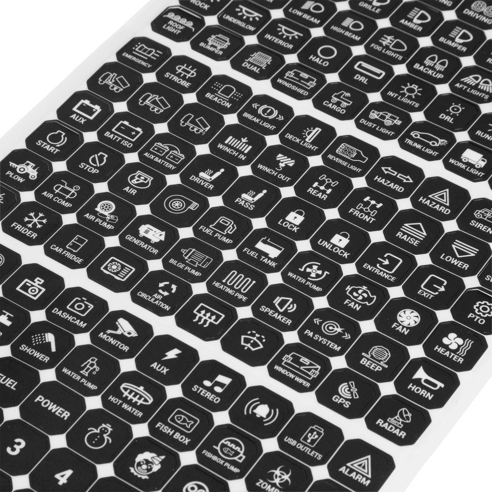 160 Universal Stickers for AS Series Switch Panel