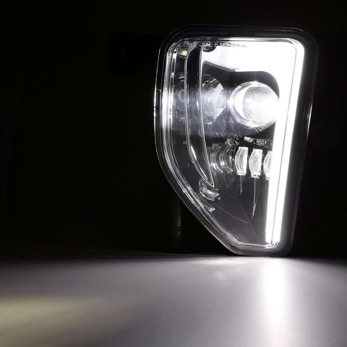 (2pcs/set) 45W DOT Approved LED Fog Lights with DRL for 2016-2018 Chevy Silverado 1500 (Black)
