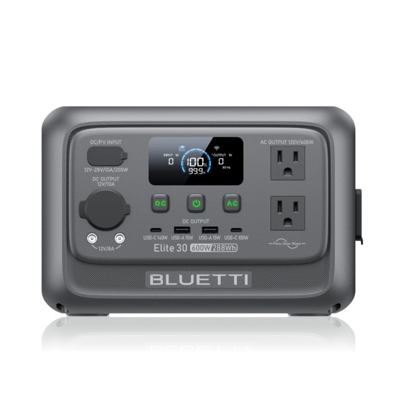 BLUETTI Elite 30 V2 | 288Wh 600W Portable Power Station