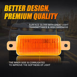 (5pcs/set)  LED Front Grille Lights Raptor Style Amber Light Universal Car Modification