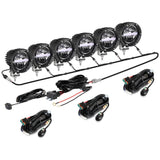 C4 Series | 4 Inch 110W 11000LM LED Pods Offroad LED Driving Lights with Amber DRL