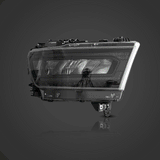 LED Headlight Assembly Reflection Bowl Chrome For 2019-2023 Dodge Ram 1500 5th Gen(DT)