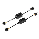 H4/9003 C10-MODEL Enhanced LED Headlight Bulbs Canbus Decoder Anti-Flicker Hyper Flash No Warning Harness Resistor Conversion Kit 2pcs/set