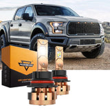 For 2001-2004 Ford F250 Super Duty(with halogen headlights)F-16 Plus Series Built-in Canbus 14000LM LED Light Bulbs High Low Beam Bundle