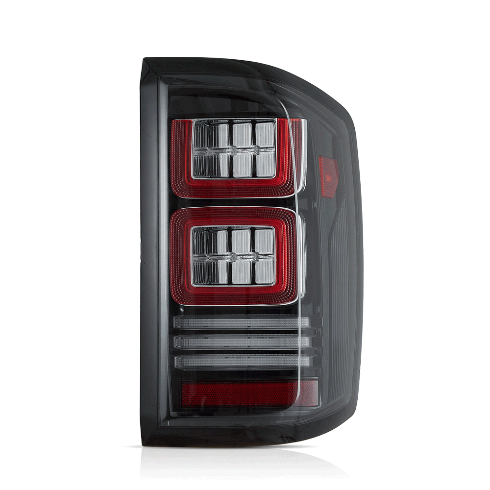 LED Tail Light Assembly With Dynamic Welcome Lighting For 2014-2018 Chevrolet Silverado