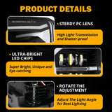 (2pcs/set) DOT Approved LED Fog Lights with DRL for 2013-2018 Dodge Ram 1500