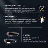 LED Headlight Assembly 4Pcs Projector Upgrade For 2014-2024 Toyota 4Runner