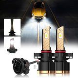 5202 5201 PS24W H16EU LED Fog Light/DRL Bulbs 44W 8000LM 6500K Cool White Z3 Series | 2 Bulbs