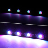 2Pcs 3FT RGB LED Whip Lights with Turn Signal & Brake Light + RGB LED Rock Lights Set with Bluetooth Controlled