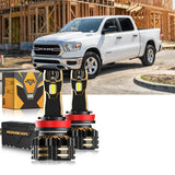 For 2020 Ram 1500 9005 H11 LED Headlights Bulbs Bundle