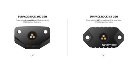 STEDI Roof Rack Light Bracket (Pair) for Surface Rock Light Rove Overland