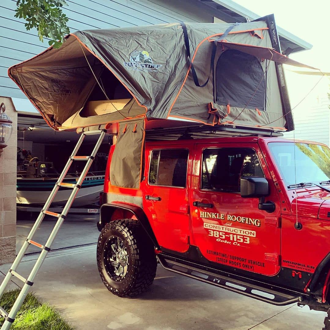 Tuff Stuff STEALTH Hardshell Rooftop Tent, Aluminum, 3-4 Person Tuff Stuff Overland
