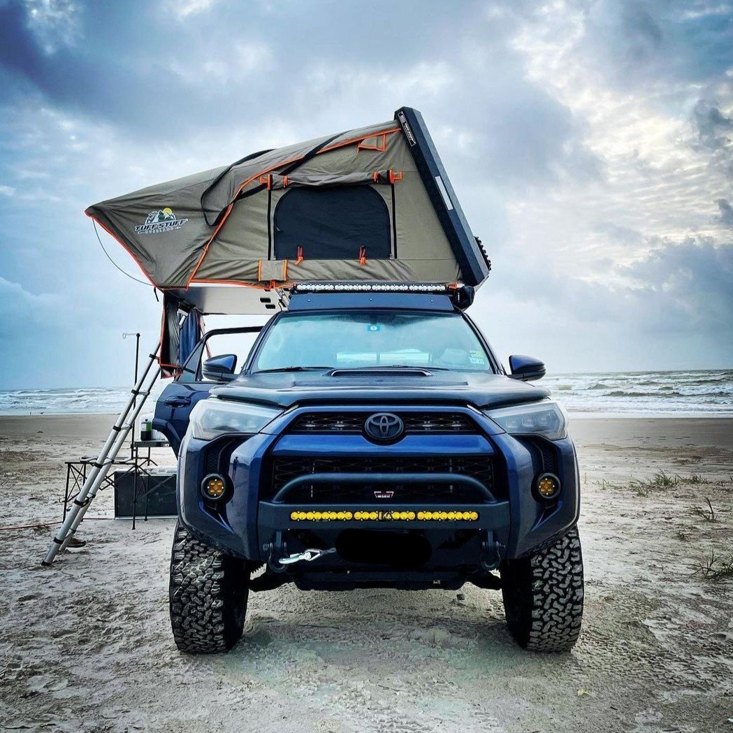 Tuff Stuff STEALTH Hardshell Rooftop Tent, Aluminum, 3-4 Person Tuff Stuff Overland