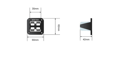 STEDI Twin Anderson Style Flush Mount Rove Overland