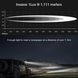 (2pcs/set) 7 Inch 90W Round Spot Beam Offroad LED Driving Lights w/ SAE Compliant+Amber/Black Covers(Optional)